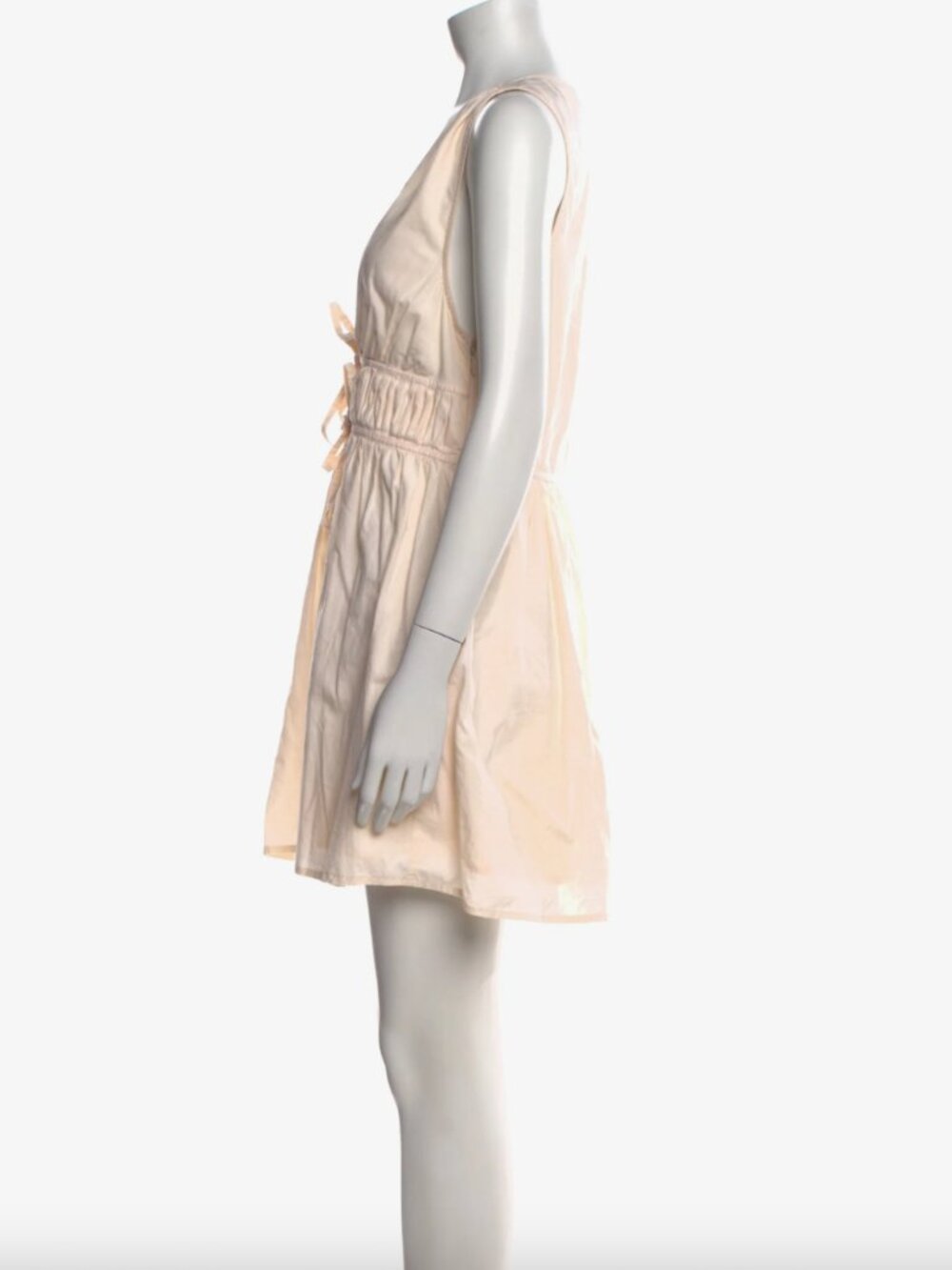 Faithfull The Brand- V-Neck Mini Dress - Picture 2 of 3
